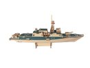 Simulation Missile Destroyer Wooden 3D Model Puzzle Kids DIY Assembly Building Blocks