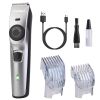 Cordless Beard Trimmer USB Rechargeable Beard Grooming Kit Electric Razor Hair Shaver Clipper with Precision Dial