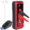 Car Jump Starter Booster 2500A Peak 25800mAh Battery Charger Power Bank with 4 Modes LED Flashlight for Up to 6.0L Gas or 3.0L Diesel Engine Car