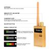 G319G  Bug GPS Camera RF Signal Detector Set GPS Tracker Wireless Camera Amplification Ultra-High Sensitivity GSM Device Finder