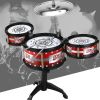 Children Jazz Drum Toy Sticks Rock Set; Musical Hand Drum For Kids Drums Boys Girls Gift Educational Toy For Children