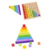 Montessori Educational Wooden Math Toys For Kids Children Baby; 99 Multiplication Table Math Arithmetic Teaching Aids