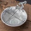 Tin Plum Branch Tea Strainer Handmade Goldfish Tea Infuser Chinese Style Tea Filter Kung Fu Tea Accessory,Silver