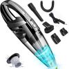 Handheld Vacuum Cleaner; Cordless Rechargeable Lightweight Portable Mini Hand Vac With Powerful Cyclonic Suction For Wet Dry Car Pet Hair Home Use