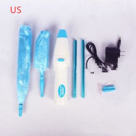 New Electrinic Hair Brush Spin Electric Hand Duster Motorized Dust Baguette Eliminates Dust House Clean Brush (Option: Rechargeable US)