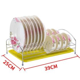 Multi-layer Floor Draining Bowl Rack Kitchen Shelf Countertop Dish Storage Knife And Fork Cabinet Dish Rack Storage Product (Option: Single Layer Bowl Rack)